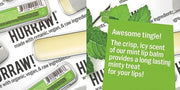 Hurraw! Coconut, Mint, Vanilla Lip Balm Palm