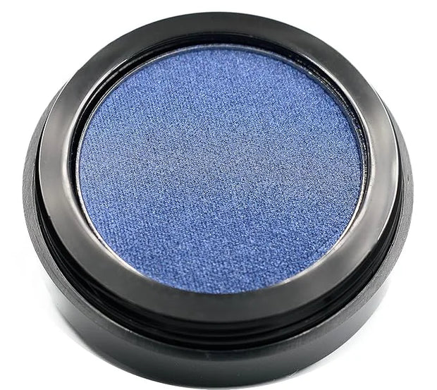 Atlantic Navy Denim Royal Blue Sparkling Pressed Powder Single Vegan Eyeshadow; Talc, Paraben & Cruelty Free - Product Image