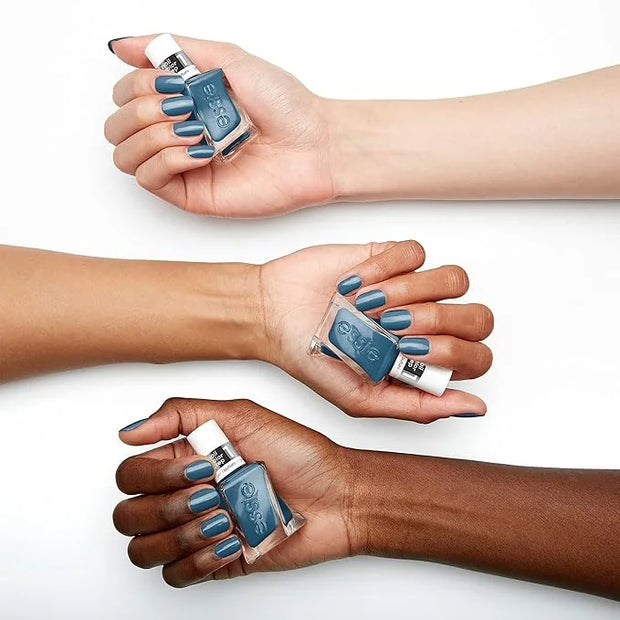 essie gel couture, Long-Lasting Nail Polish, 8-free Vegan, Fashion Freedom, Blue, Cut Loose, 0.46 fl oz - Product Image