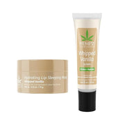 Hempz Hydrating Lip Sleeping Mask - Whipped Vanilla (.70 Oz.) | Overnight Hydrating Lip Balm with Vanilla Lip Butter Balm,...