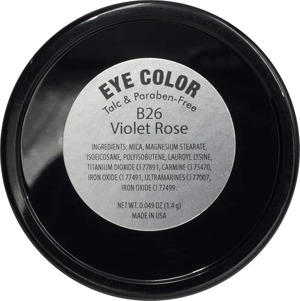 Violet Pink Rose Matte Pressed Powder Single Vegan Eyeshadow; Talc, Paraben & Cruelty Free - Product Image