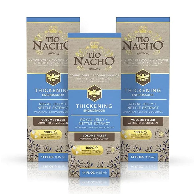 Tio Nacho Anti Hair Loss Thickening Volume Filler Conditioner with Royal Jelly & Rosemary, Volumizing and Body-Boosting Ha...