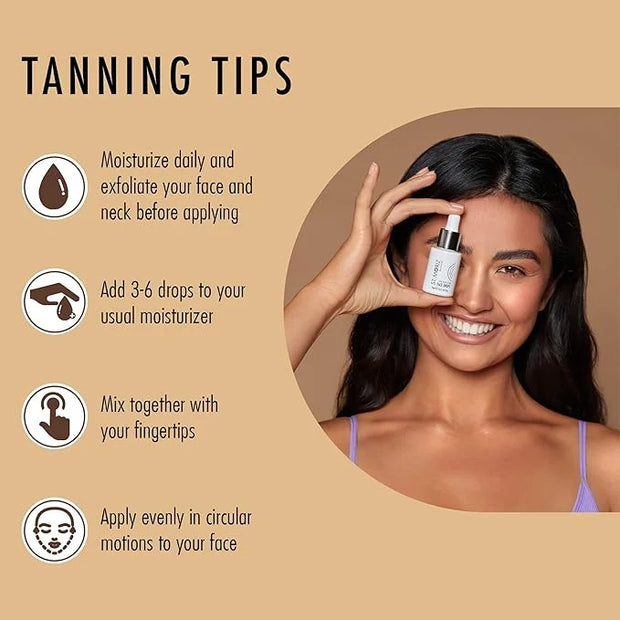 St. Moriz Advanced Self Tanning Drops for Face, Tan Boosting Face Drops (0.51 Fl Oz) - Self Tanner Bronzing Drops for Face...