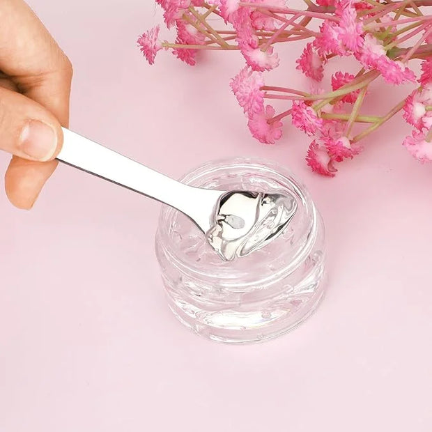 2Pcs Cosmetic Spatula Reusable Facial Massage Spatula Practical