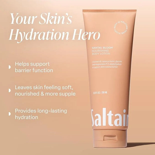 Saltair Body Lotion - 2 Pack Moisturizing Lotion For Dry Skin. Santal Bloom Scented Hydrating Body Cream with Nourishing M...