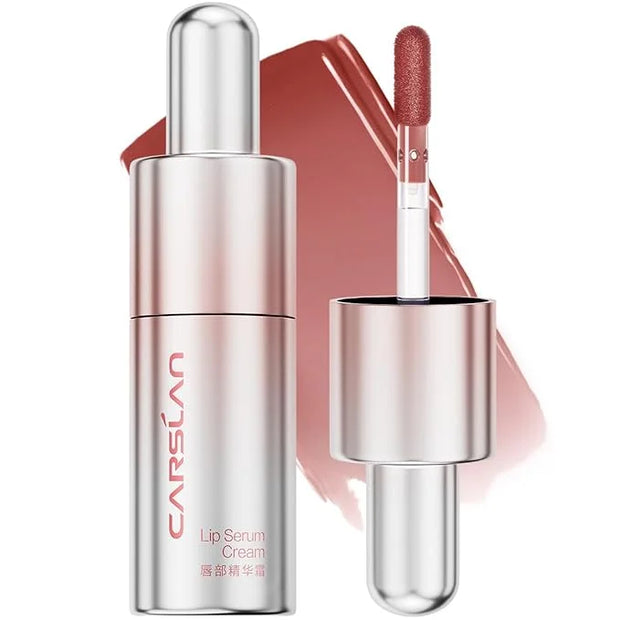 Hydrating Lip Serum Cream, Longlasting Moisturizing, Lightweight Lip Gloss, Semi-Matte Lipstick with Vitamin E, Crithmum M...