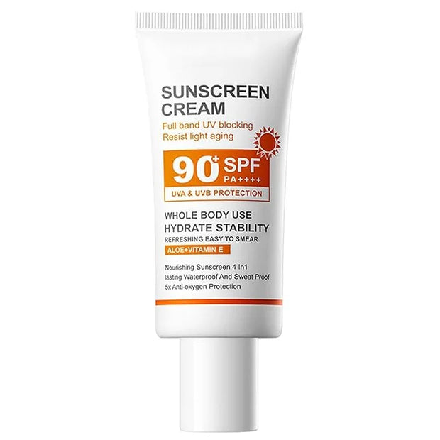 Sunscreen SPF 90, High SPF 90 Sunscreen, Sunscreen Protector for Face and Body, 22H Long Lasting Sunscreen, Broad Spectrum...