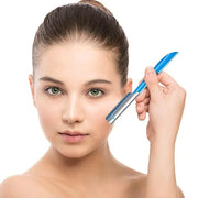 Womens Facial Hair Razor For Face Peach Fuzz Removal Shaver Dermaplaning Tool Sensitive Skin Trimmer Fine Hair Eyebrow Raz...