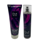 Bath & Body Works DARK KISS 2-piece Gift Set with a Red Bow for Holidays & Gifts - Fine Fragrance Mist & Ultimate Hydratio...