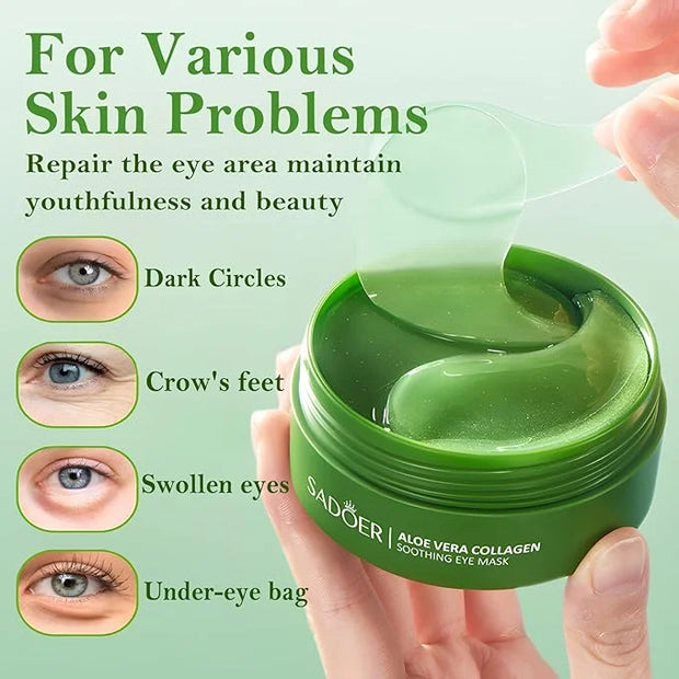 Under Eye Mask - 60 PCS Under Eye Patches, Hydrating Eye Gel Pads for Puffy Eyes, Dark Circles, Eye Bags, Puffiness, Fine ...