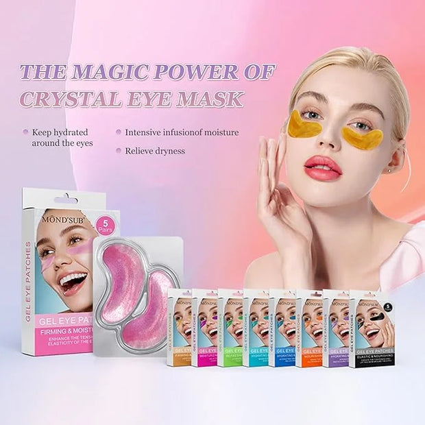 MOND'SUB Premium Under Eye Patches, Gel Eye Patches Hydrating & Refresh for Puffy Eyes, Under Eye Bags & Dark Circles, Nat...