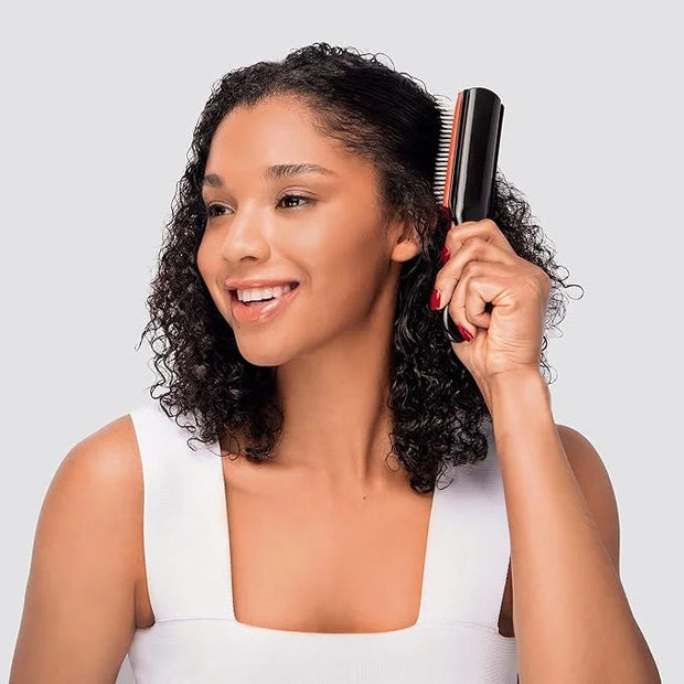 Diane 9-Row Professional Styling Brush, Nylon Pins for Thick or Curly Hair, Use with Wet Hair and Distributing Conditioner...