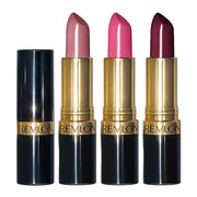 Revlon Super Lustrous 3-Piece Lipstick Gift Set, High Impact, Moisturizing, Cream Finish, 764 On The Mauve, 778 Pink Promi...