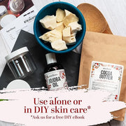 Organic Cocoa Butter Raw Unrefined - Food Grade USDA Certified - for Scars, Stretch Marks Cream - 100% Cocoa Butter Raw Or...