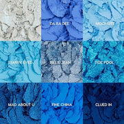 ColourPop Blue Moon Eyeshadow Palette - Monochromatic Blue Shadow Palette with Matte, Metallic and Duochrome Finishes - Hi...