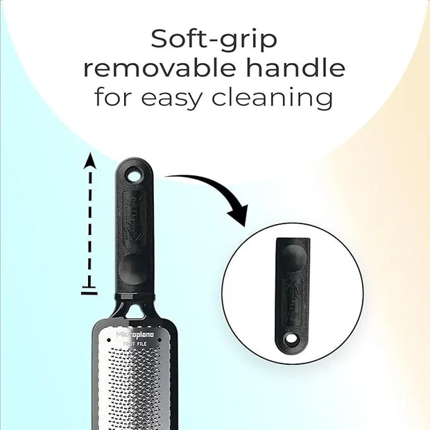 Microplane Colossal Foot File Scraper - The Original Stainless Steel Foot Rasp, Dead Skin/Callus Remover for Feet, Gentle ...