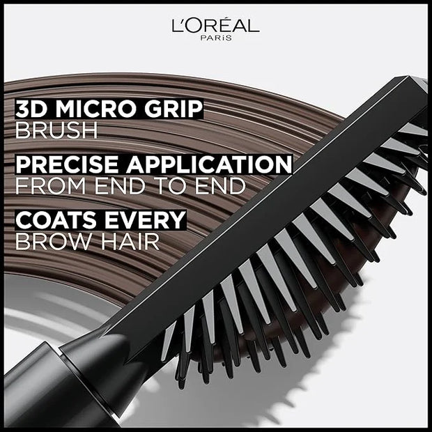 L'Oreal Paris Infallible Volumizing 24H Wear Brow Mascara, Long Lasting Eyebrow Makeup for 2X Fuller Eyebrows, 7.0 Blonde,...