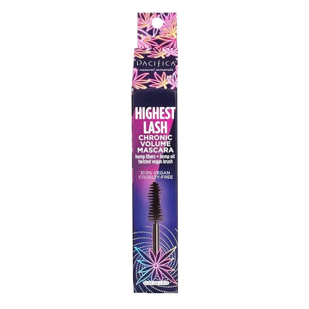 Pacifica Beauty, Highest Lash Chronic Volume Mascara, Black, Lash Lift + Conditioning, Vitamin B + Coconut, Silicone, Sulf...