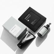 HOMMEFACE Men’s 2-Step Daily Skincare Kit + 5 Facial Sheet Mask Set Bundle - Product Image