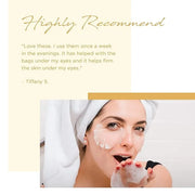 AZURE 24K Gold & Retinol Anti Aging Under Eye Patches - Firming, Restoring & Deeply Hydrating Eye Mask - Reduces Fine Line...