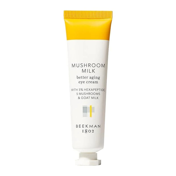 Beekman 1802 Mushroom Goat Milk Eye Cream - Clinically Proven Anti-Aging Eye Treatment for Dark Circles & Fine Lines - Wit...
