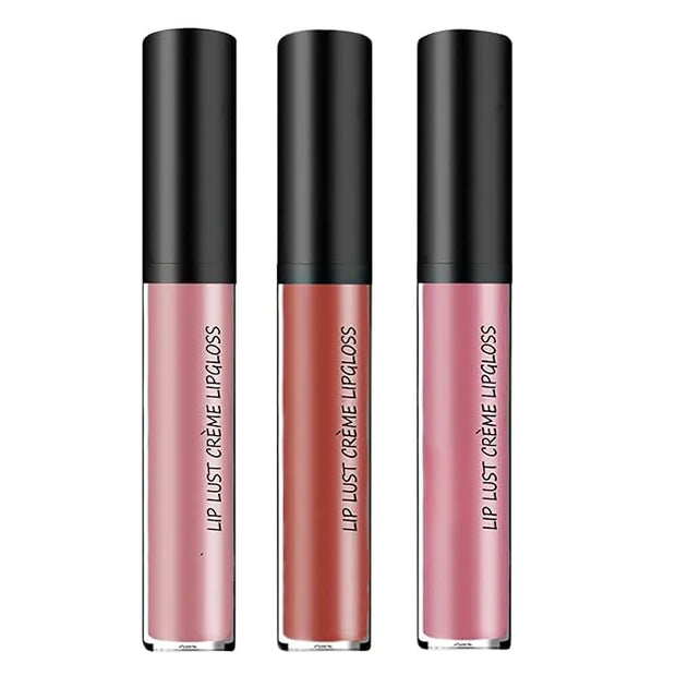 12 Color Cream Lip Gloss, 12 Colors Cream Texture Lipstick Waterproof, Long-Lasting Moisturizing Velvet Lip Gloss，Waterpro...