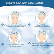 Reusable Eye Patches, 2 Pairs Eye Patches Reduces Wrinkles and Fine Lines Around the Eyes, Lifts and Firms the Skin Eye Ca...