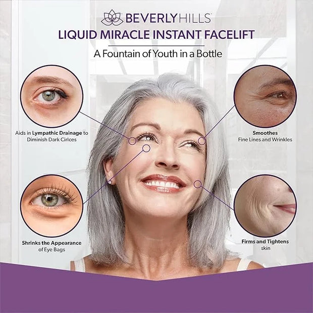 Beverly Hills V-lift Instant Eye Lift & Instant Facelift Anti Aging Eye Serum Treatment Bundle with Discount - Serum Treat...