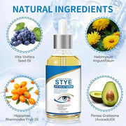 Stye Eye Treatment, Natural Stye Relief Serum for Styes, Chalazions and Blepharitis, Quickly Relieves Eye Irritation and R...