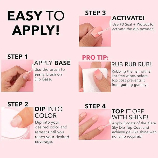 Kiara Sky Nail Dipping Powder Dip Essentials 2 oz (CLEAR) - Product Image