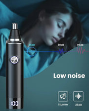 Ear & Nose Hair Trimmer with LED Display for Men Women,Painless USB Rechargeable Eyebrow & Facial & Nose Hair Trimmer Clip...