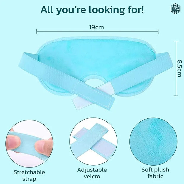 Polyester Eye Mask Cooling Gel With Beads For Dark Circles, Dry Eyes, Cooling Eyes, Redness, Eye Patches Eye Cooling Gel P...