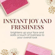 Paul & Joe Pressed Blush Palette Refill Only, Case Sold Separately, Oil-Absorbing Blush Powder, Bi-Color Face Blushes with...