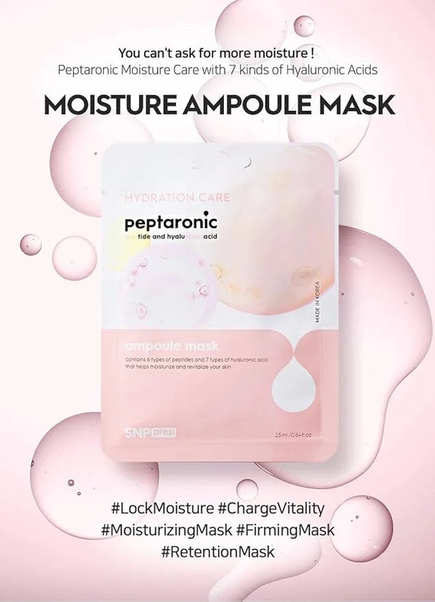 SNP [K Beauty Bird's Nest Aqua Eye Patch & Peptaronic Sheet Mask - Product Image
