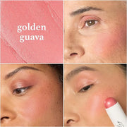 Julep Skip The Brush Cream to Powder Blush Stick - Golden Guava - Blendable and Buildable Color - 2-in-1 Blush and Cheek M...