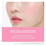 A'PIEU Juicy-Pang Jelly Blusher [VL01] (0.17 oz) - Soft Touch Cheek Color with Creamy Powdery Texture for Natural Dewy-Fin...