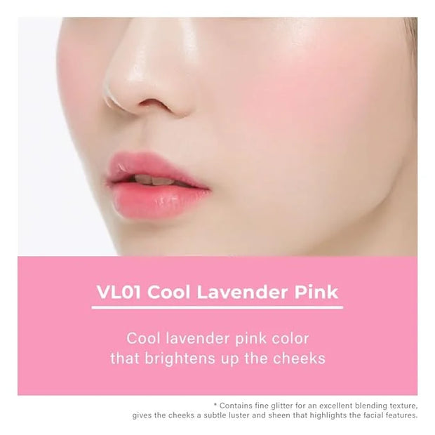 A'PIEU Juicy-Pang Jelly Blusher [VL01] (0.17 oz) - Soft Touch Cheek Color with Creamy Powdery Texture for Natural Dewy-Fin...