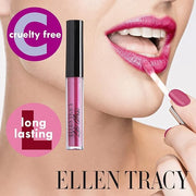 Enchante Ellen Tracy 10 Pc Lip Gloss Collection, Shimmery Lip Glosses for Women and Girls, Long Lasting Lip Gloss Set with...