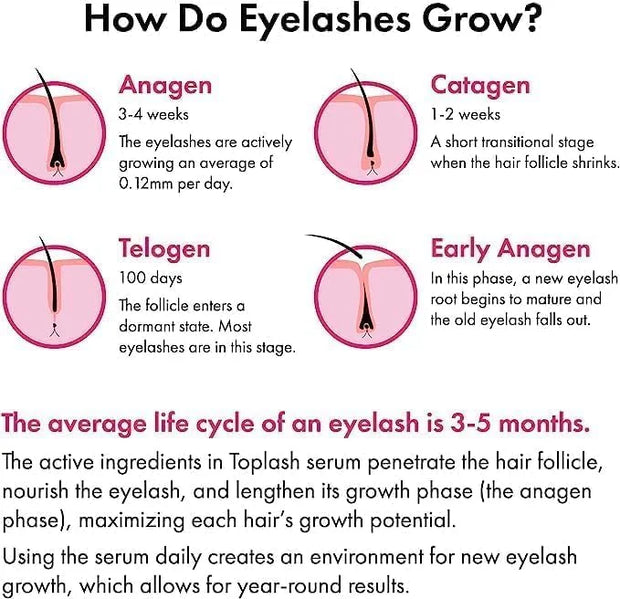 XL Lash and Brow Booster, Growth Serum with Eyelash and Eyebrow Enhancer, Promotes Stronger, Thicker, Healthier Lashes wit...