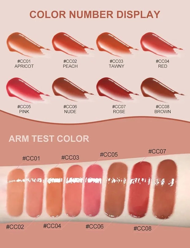 INTO YOU Lip Gloss Coco Liquid Moisturizing Lipstick Long Lasting Lip Stick Lip Stain Makeup Glitter Shine Non-sticky Lips...