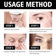 West Month Firming Eye Cream, Moisturizing Hydrating Eye Cream Area Anti Aging Fine Lines for Dark Circles, Crow's Feet, M...