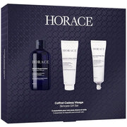 HORACE Gift Set with Purifying Face Cleanser, Gentle Face Scrub, and Mattifying Face Moisturizer - Skincare Set for Cleans...
