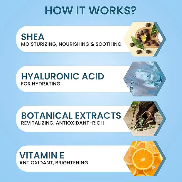 Eye Cream for Dark Circles, Anti-Aging Herbal Eye Gel with Hyaluronic Acid, Caffeine, Coffee, and Shea - Best for Puffines...