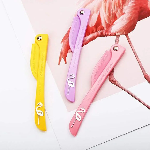 Limo Eyebrow Razor, Facial Hair Trimmer, 6 PCS - Purple+Yellow+Pink, Women's Facial Hair Maintenance, Sensitive Skin, Mode...
