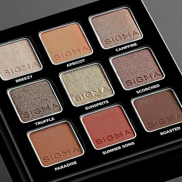 Sigma Beauty On-the-Go Eyeshadow Palette - Fiery -