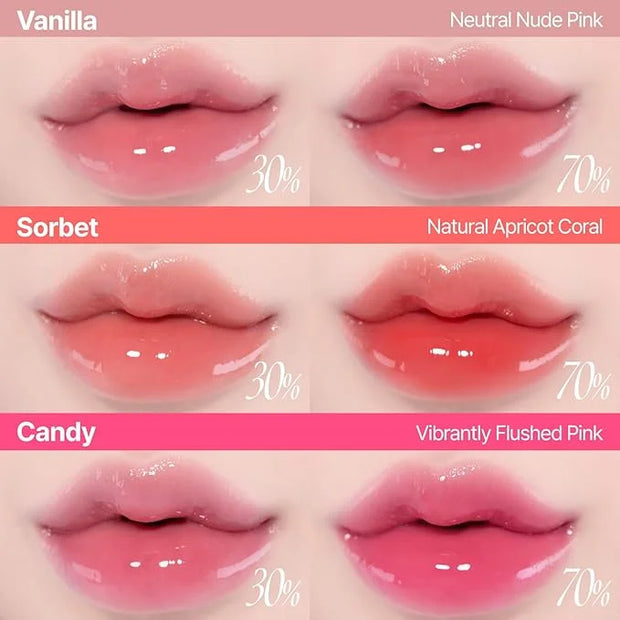 3D Voluming Gloss 30% (Sheer) | Vanilla 30% l High Shine, Non-Sticky Lip Gloss for Makeup | Long-Lasting, Moisturizing Gel...