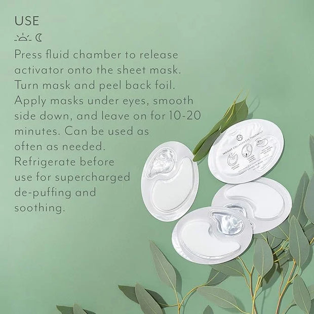 CIRCCELL Insight Collagen Eye Treatment Masks, collagen eye mask, eye bags treatment, under eye pads, 4 treatments - Produ...