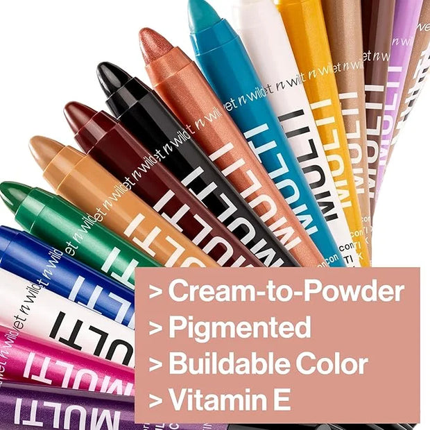 wet n wild Color Icon Cream Eyeliner Eyeshadow Multi-Stick, Moisturizing, Nourishing Velvety Cream-to-Powder Buildable & B...
