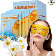 18 Packs Steam Eye Mask for Dry Eyes 40Mins Self Heating Masks Cornea Care Disposable Warm Eye Compress Sleep Mask for Red...
