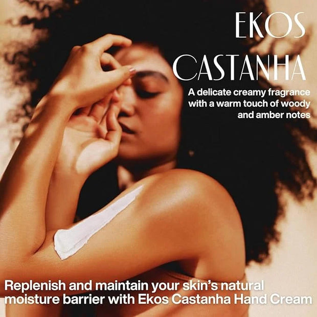 natura - Ekos Castanha (Brazil Nut) Hand Cream - Anti-Dryness Hand Balm - 24-Hour Deep Hydration Skin Moisturizer - Vegan ...